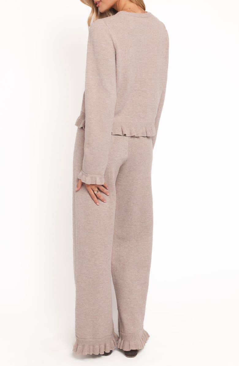 Petal & Pup Eve Cardigan Sweater & Pants, Alternate, color, Beige