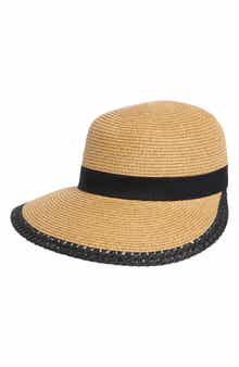 Nine West Crochet Trim Floppy Hat