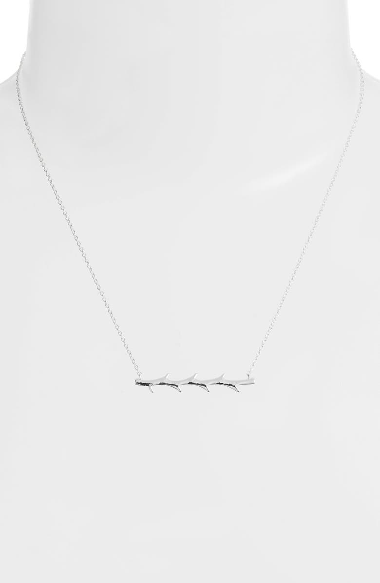 Argento Vivo Sterling Silver Argento Vivo x DRU. Thorn Pendant Necklace, Alternate, color,