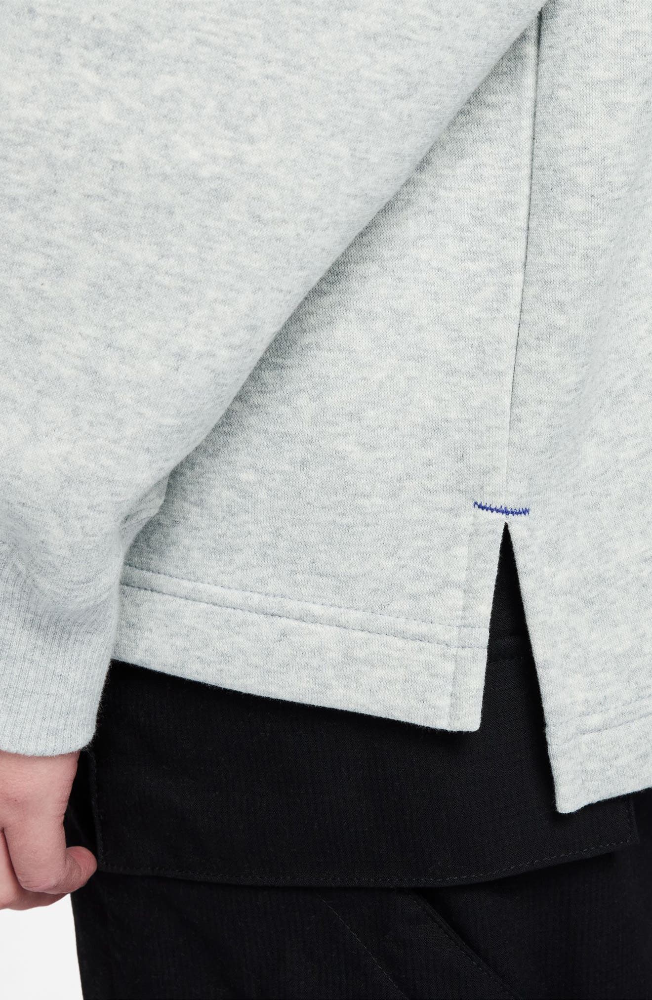 nike collar fleece sweatshirt