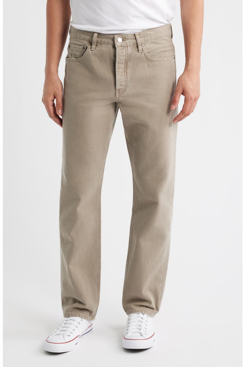 The Straight Leg Canvas Jeans, Main, color, VINTAGE KHAKI