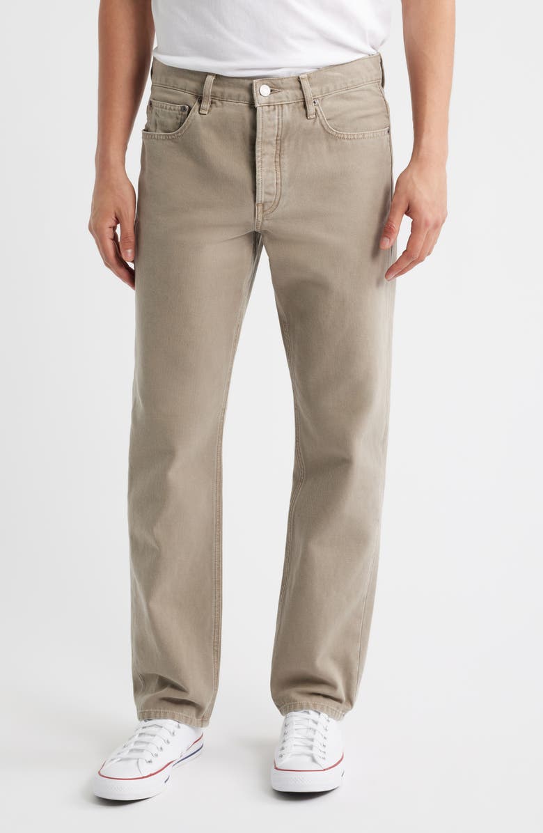 FRAME The Straight Leg Canvas Jeans, Main, color, Vintage Khaki