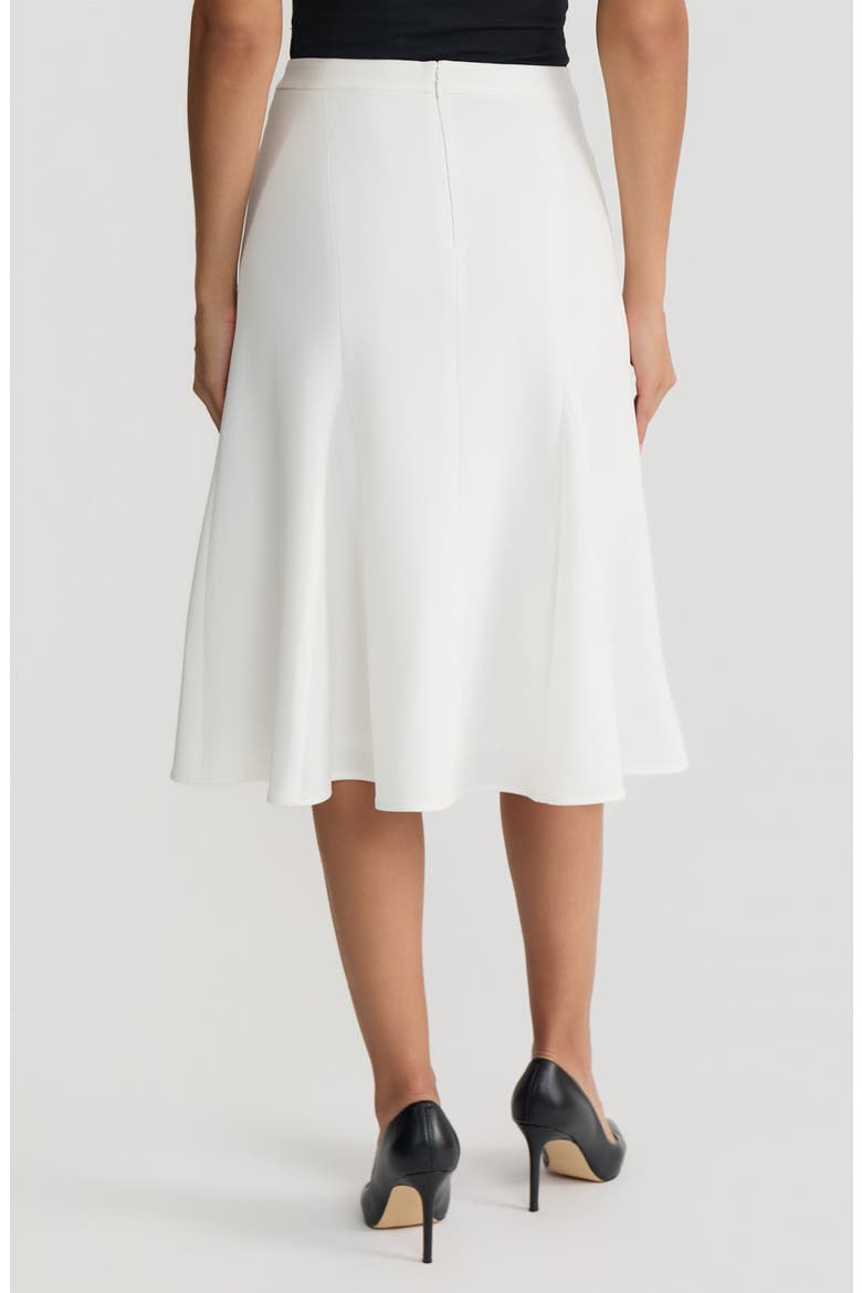 Godet Skirt, Alternate, color, LILY WHITE