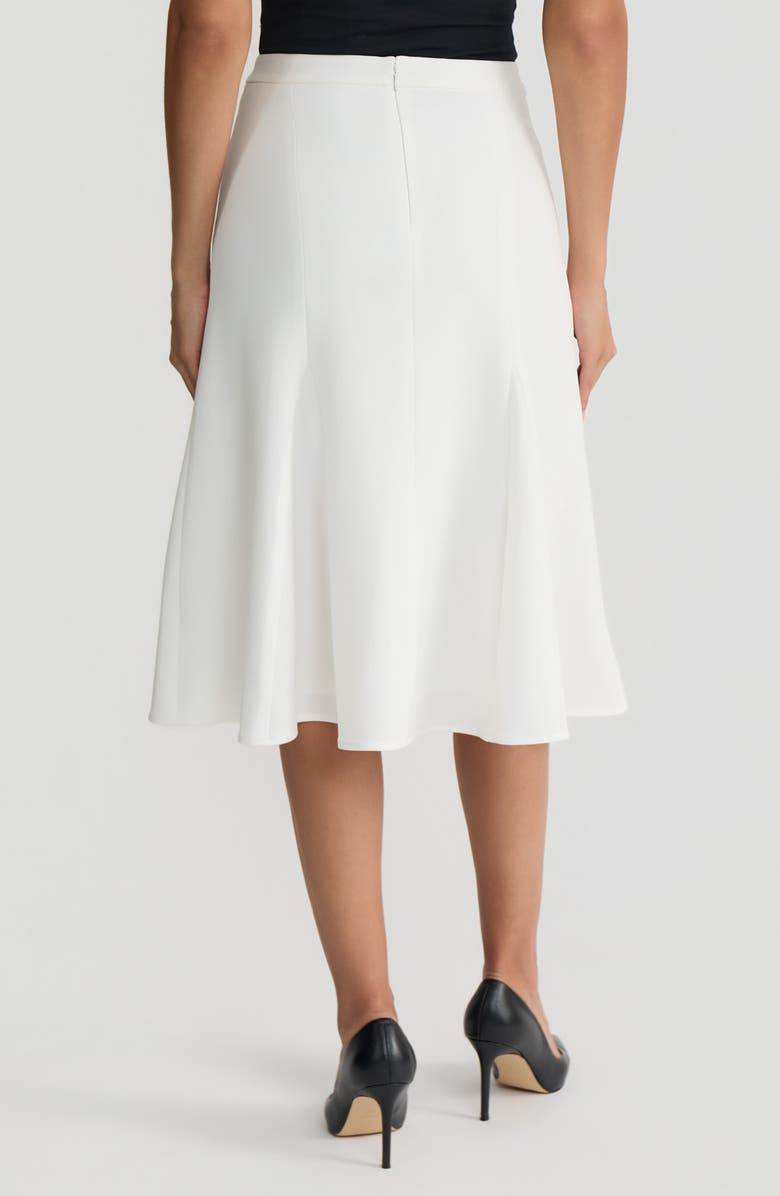KASPER Godet Skirt, Alternate, color, Lily White