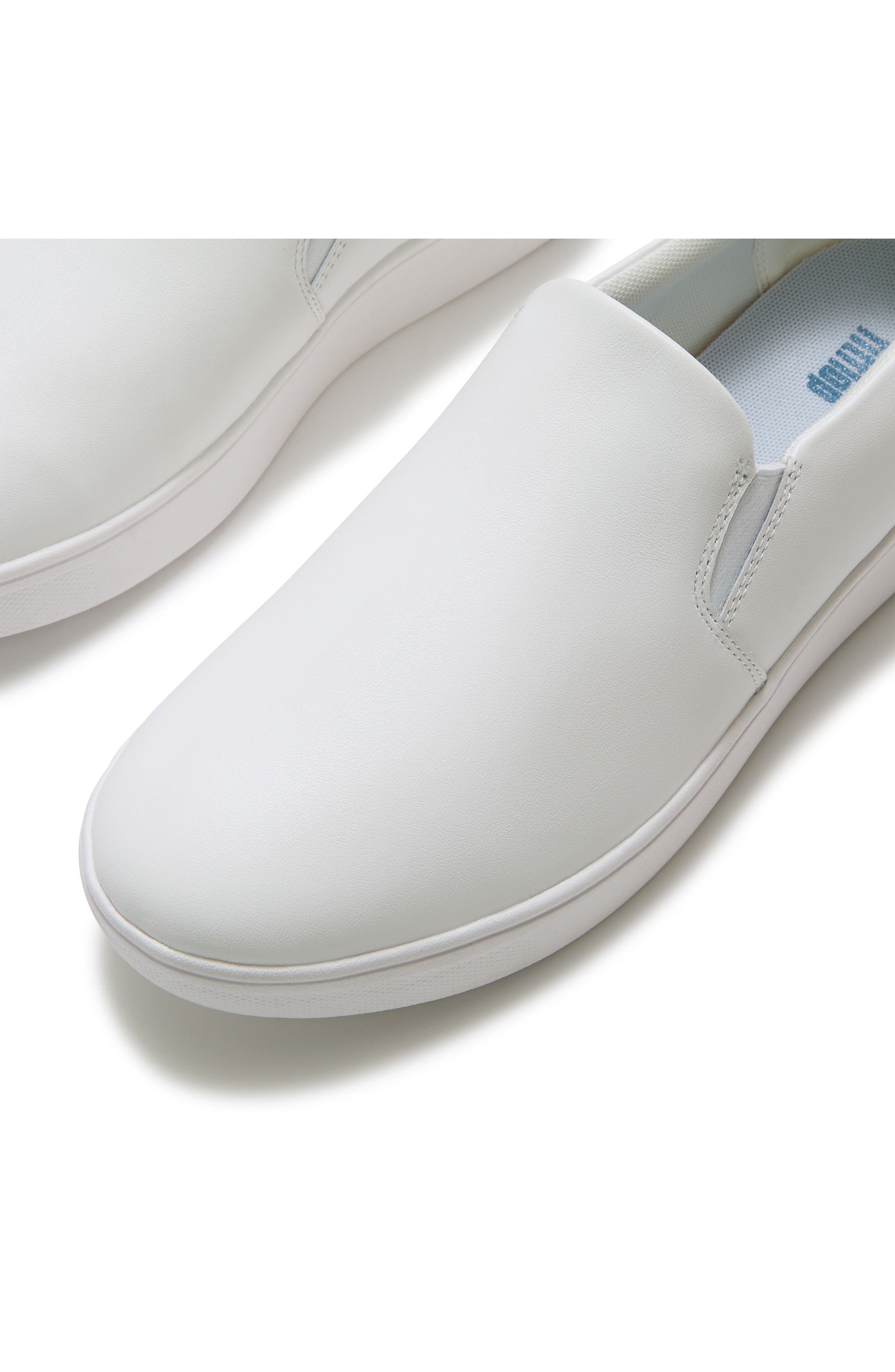 Flowease Leather Slip On Sneaker, Alternate, color, URBAN WHITE