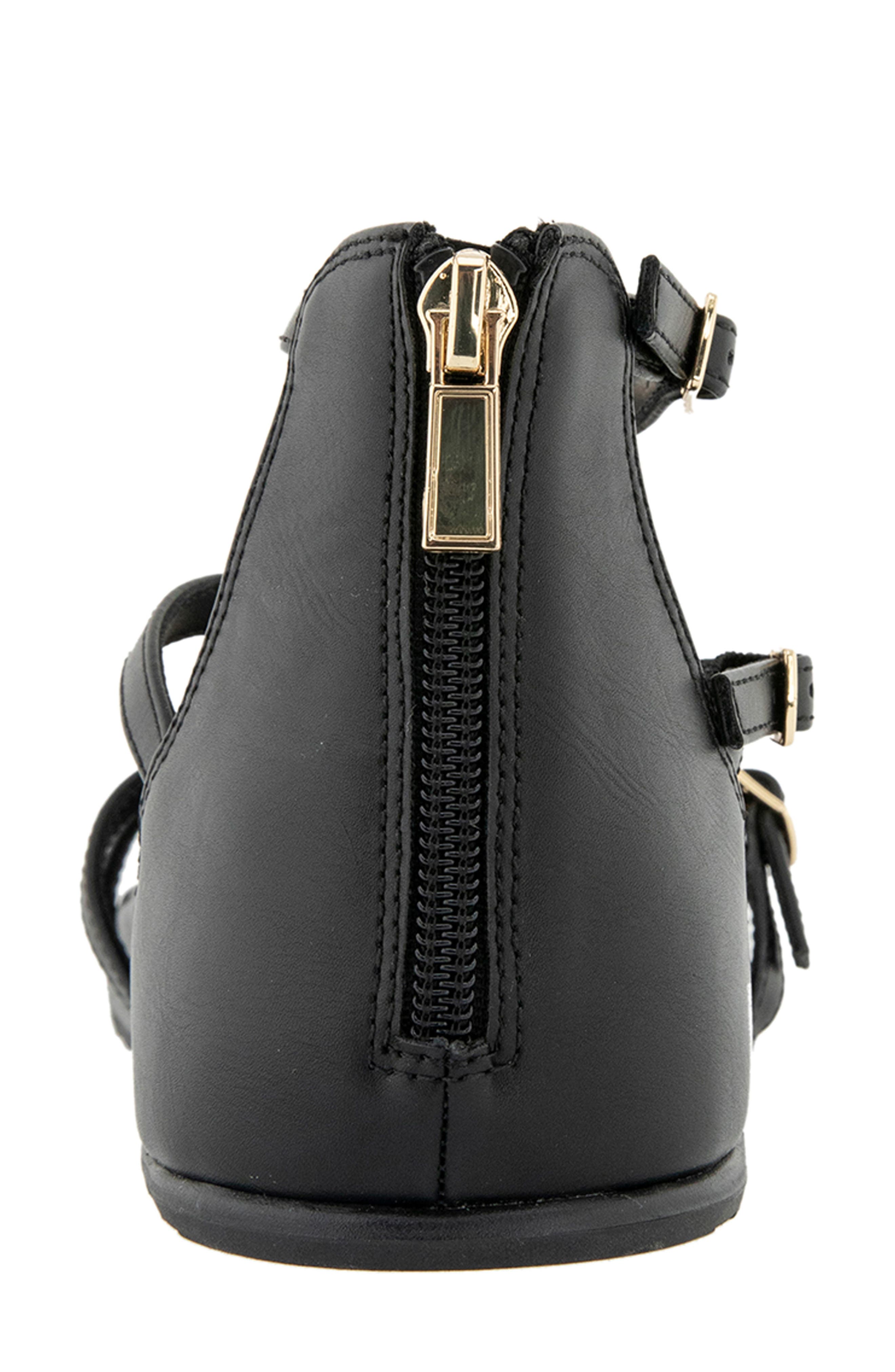 Rebecca Minkoff Hadley Cage Sandal, Alternate, color, Black