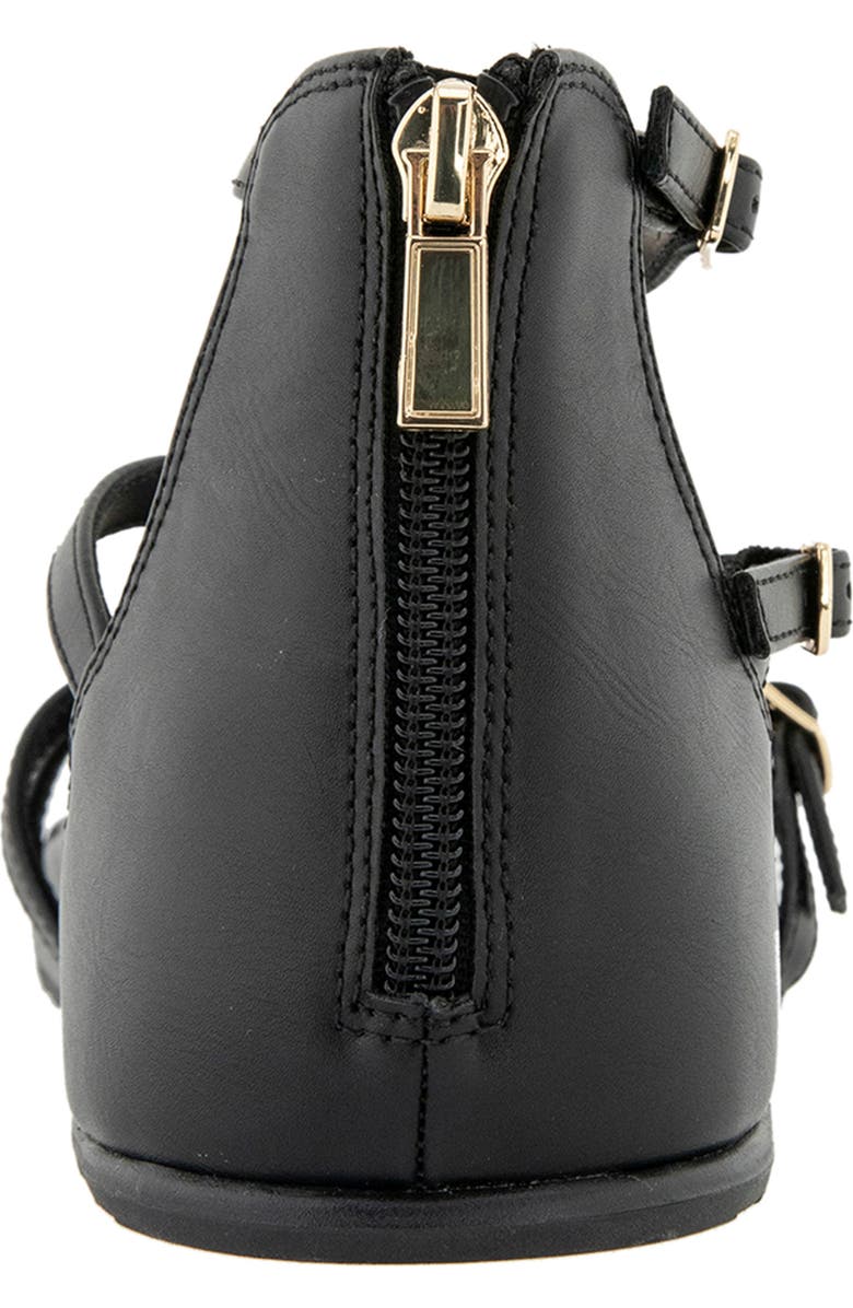 Rebecca Minkoff Hadley Cage Sandal, Alternate, color, Black