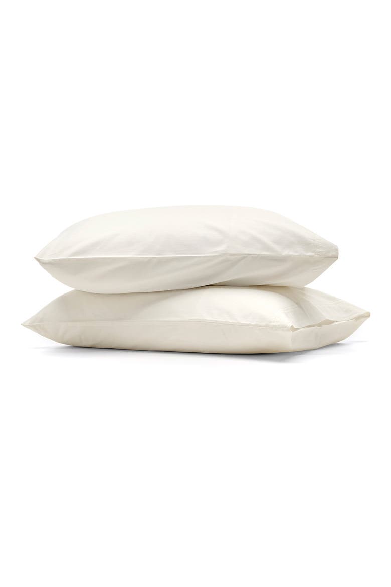 Signature Vintage Wash Set of 2 Pillowcases, Main, color, VINTAGE CREAM