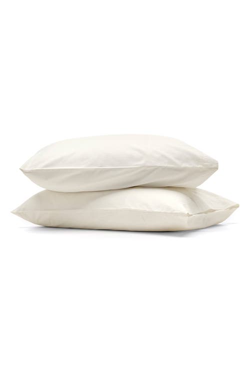 Boll & Branch Signature Vintage Wash Set Of 2 Pillowcases In Vintage Cream