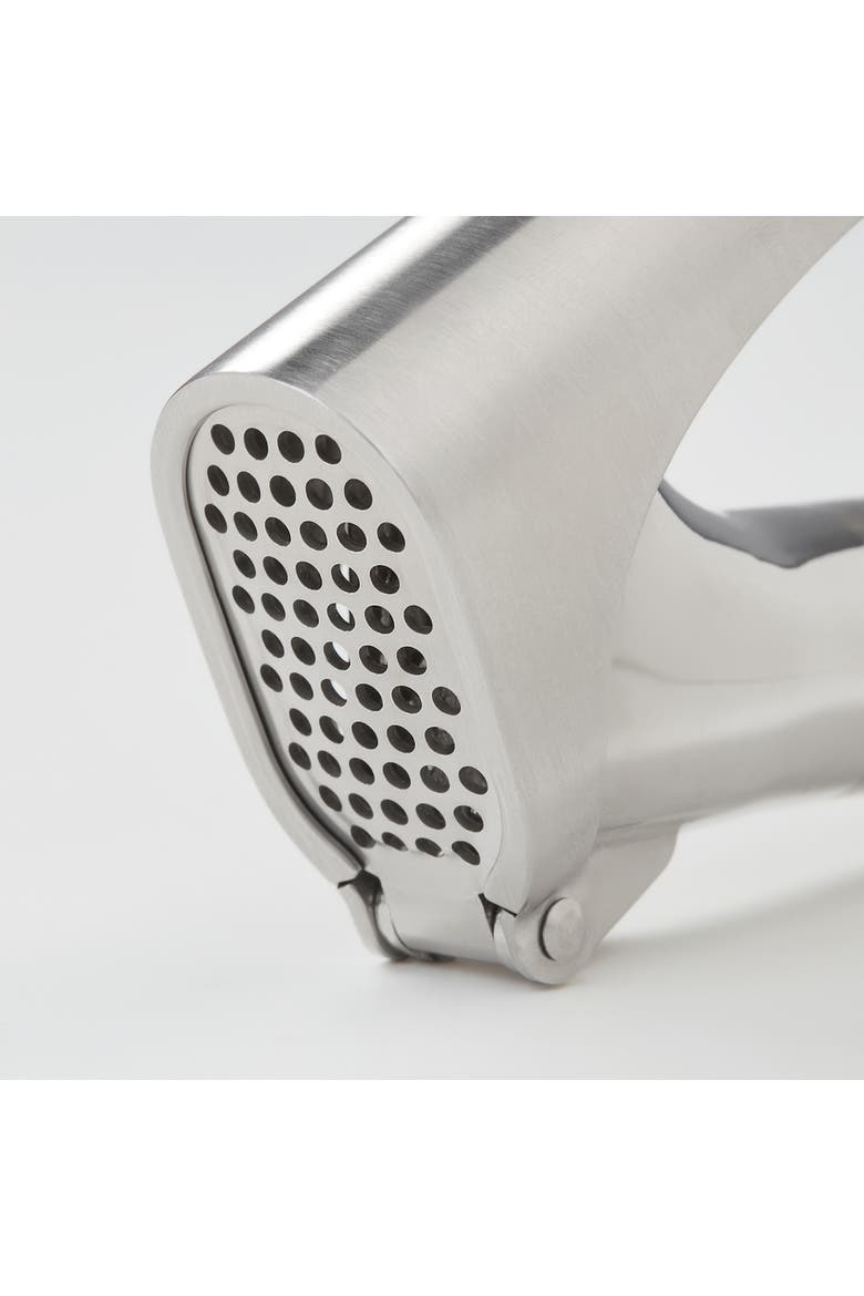 Stainless Steel Slim Mincing Garlic Press, Alternate, color, Silver