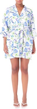 Endless Rose Floral Mini Shirtdress
