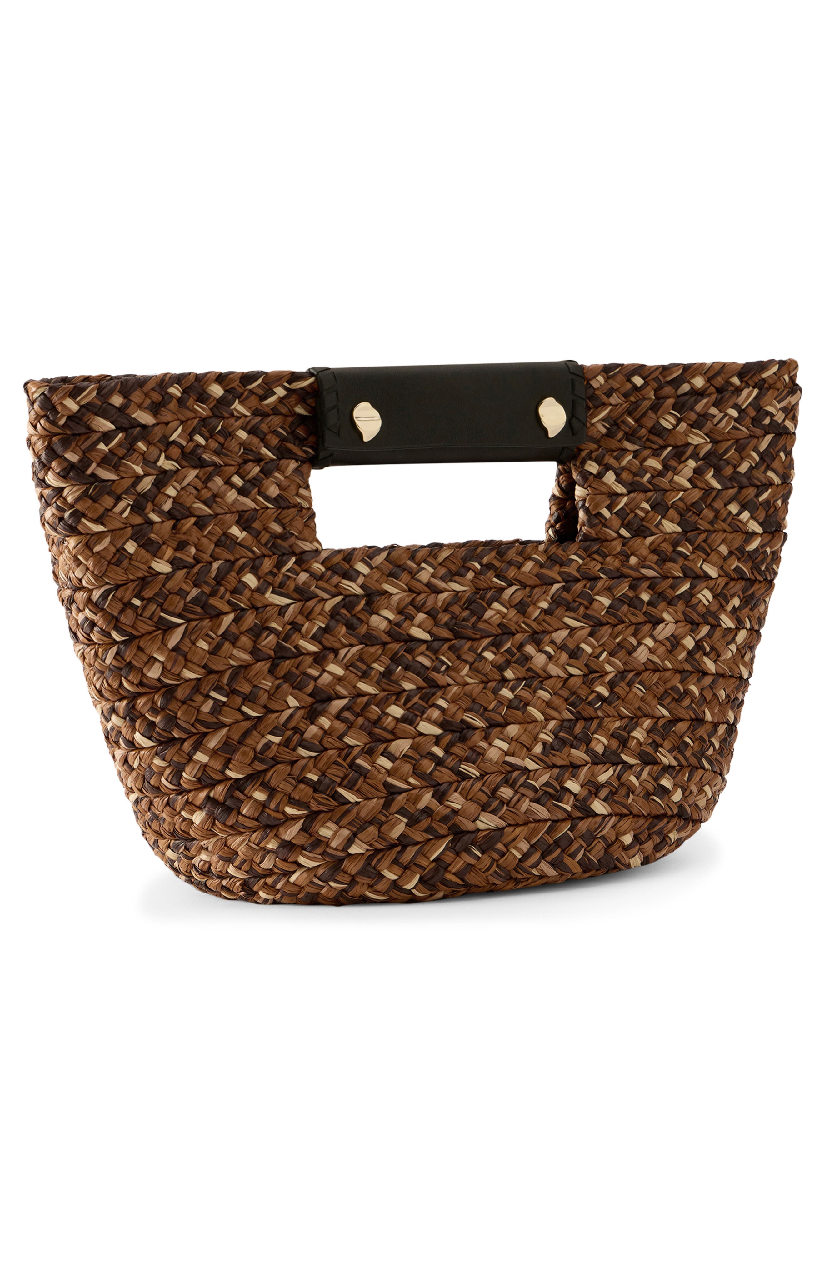 Helen Kaminski Mini Remi Braided Raffia Tote, Alternate, color, 