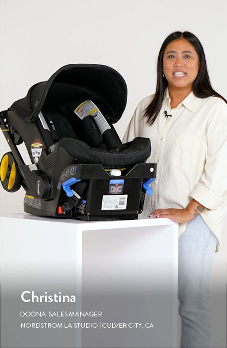 Midnight Edition Convertible Infant Car Seat/Compact Stroller System with Base & Essentials Bag Set, sales video thumbnail