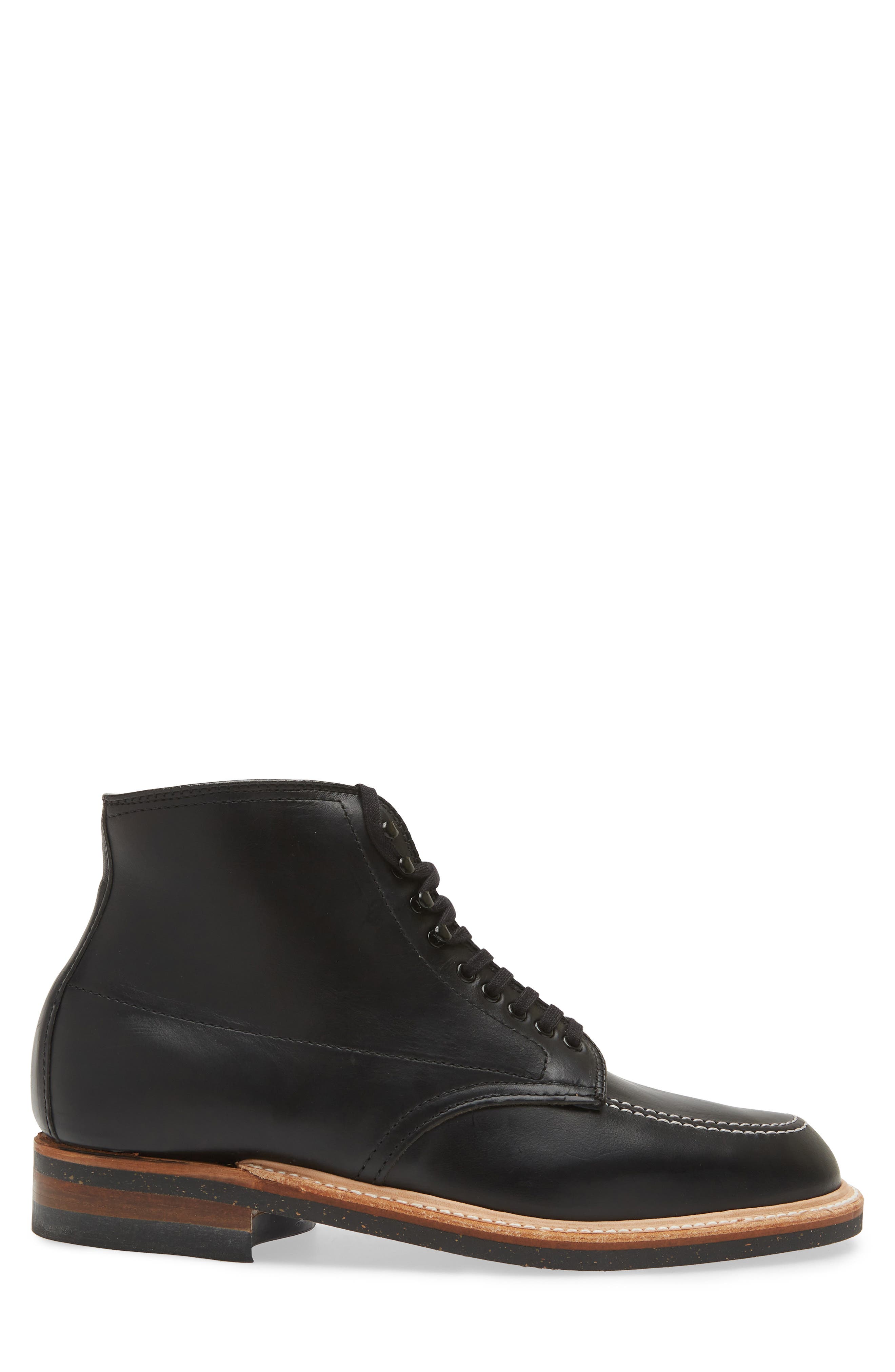 Alden Leather Workboot, Alternate, color, Black