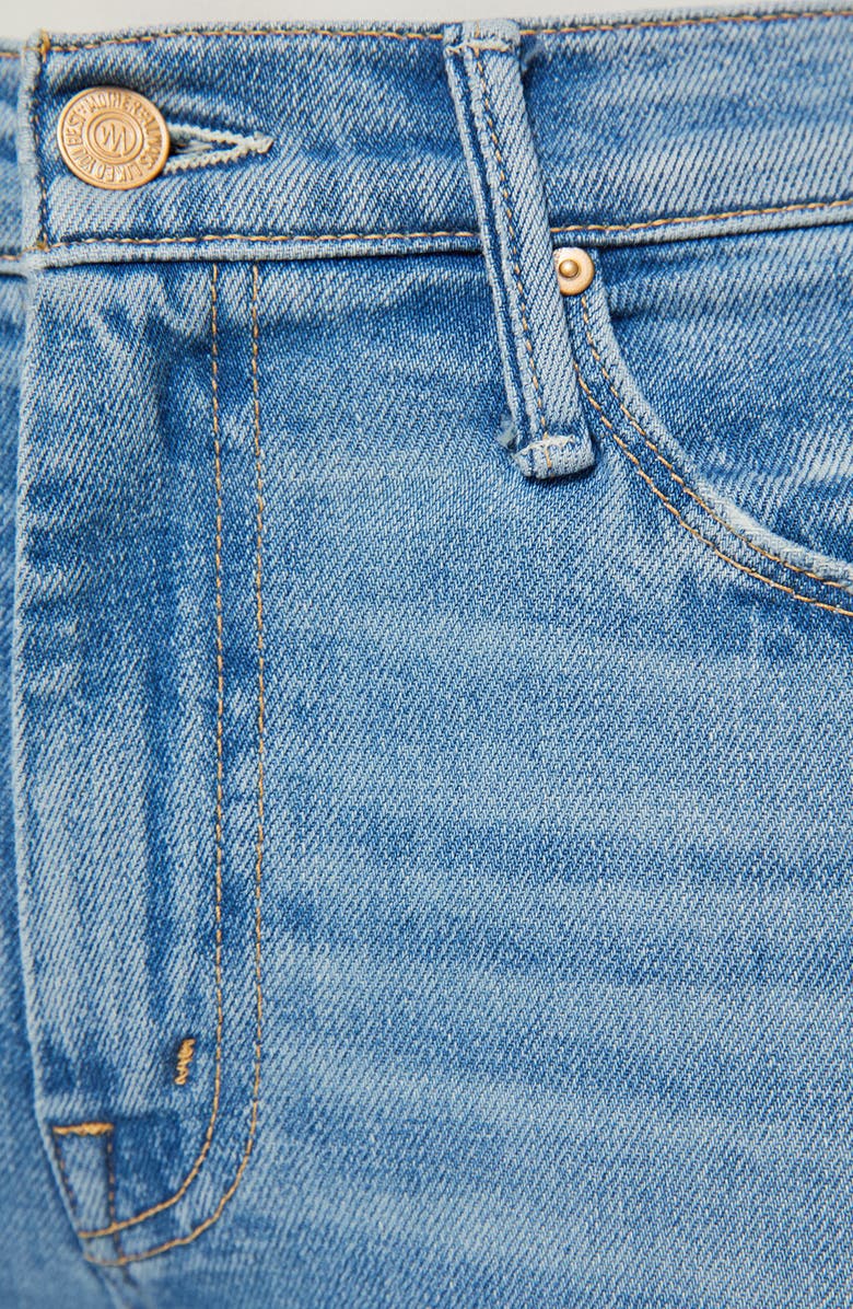 MOTHER Ripped Flare Jeans, Alternate, color, Chaos Is Calling