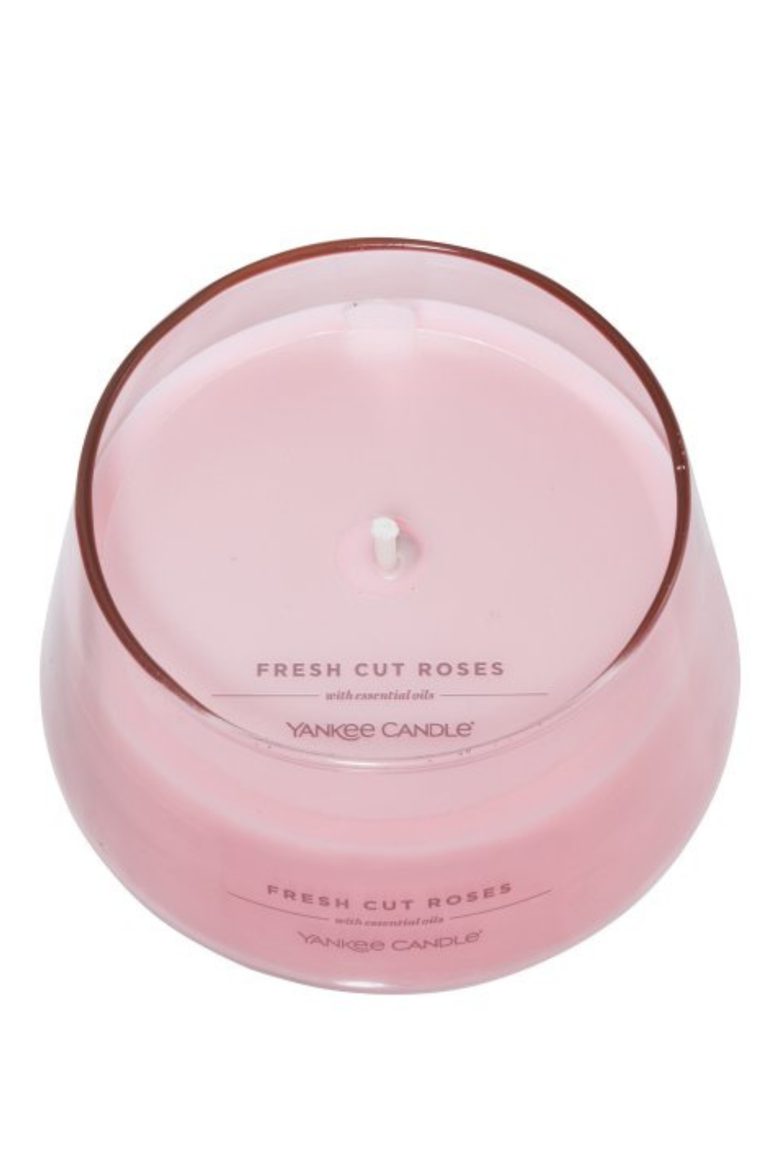Fresh Cut Roses Studio Candle with Essential Oils, Set of 2, Alternate, color, Pink