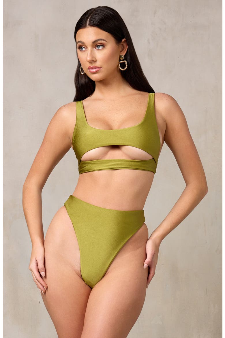 Wish Bikini Bottom, Alternate, color, Olive
