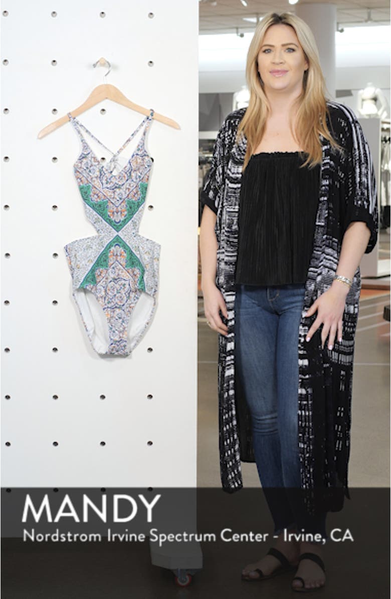 Cutout One-Piece Swimsuit, sales video thumbnail