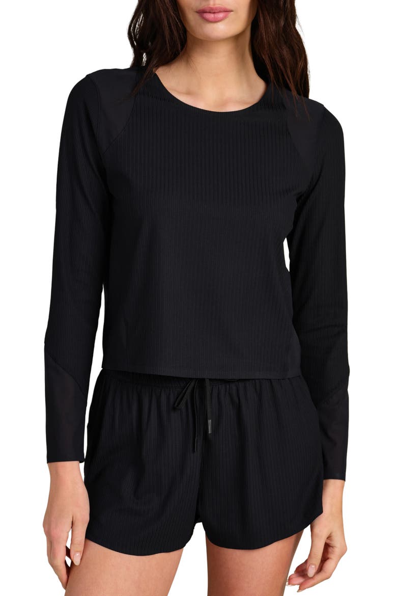 Lightspeed Performance Long Sleeve T-Shirt, Main, color, PURE BLACK