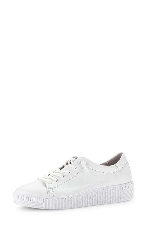 Leather Platform Sneaker (Women)