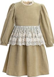 Sweet Cactus Lace Waist Dress