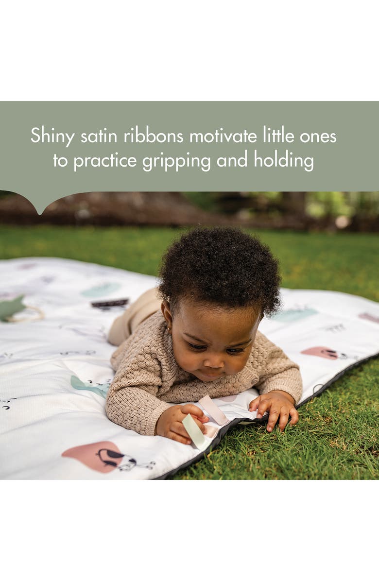 TINY LOVE Black & White Decor Collection XL Outdoor Mat, Alternate, color, Black And White