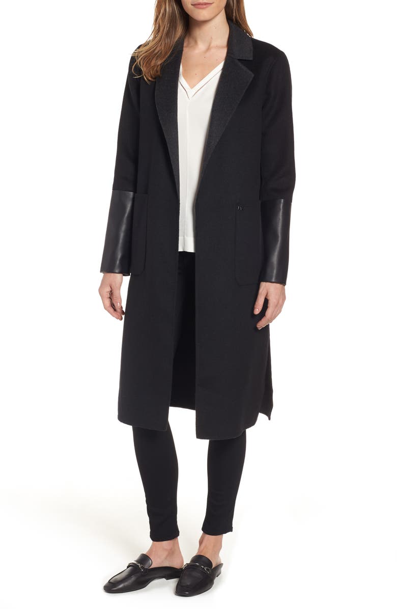 MICHAEL Michael Kors Double Face Wool Blend Duster, Main, color, 