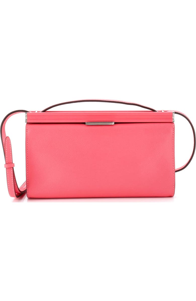 Pre-Owned Hermes Clic-H Shoulder Bag Evercolor 21, Main, color, Rose Azalee