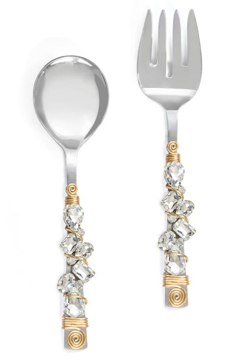 Embellished Radiance Constellation 2-Piece Salad Serving Set