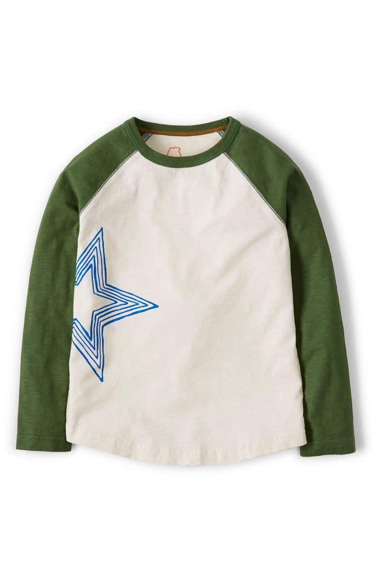 Mini Boden Raglan Sleeve Graphic T-Shirt, Main, color,