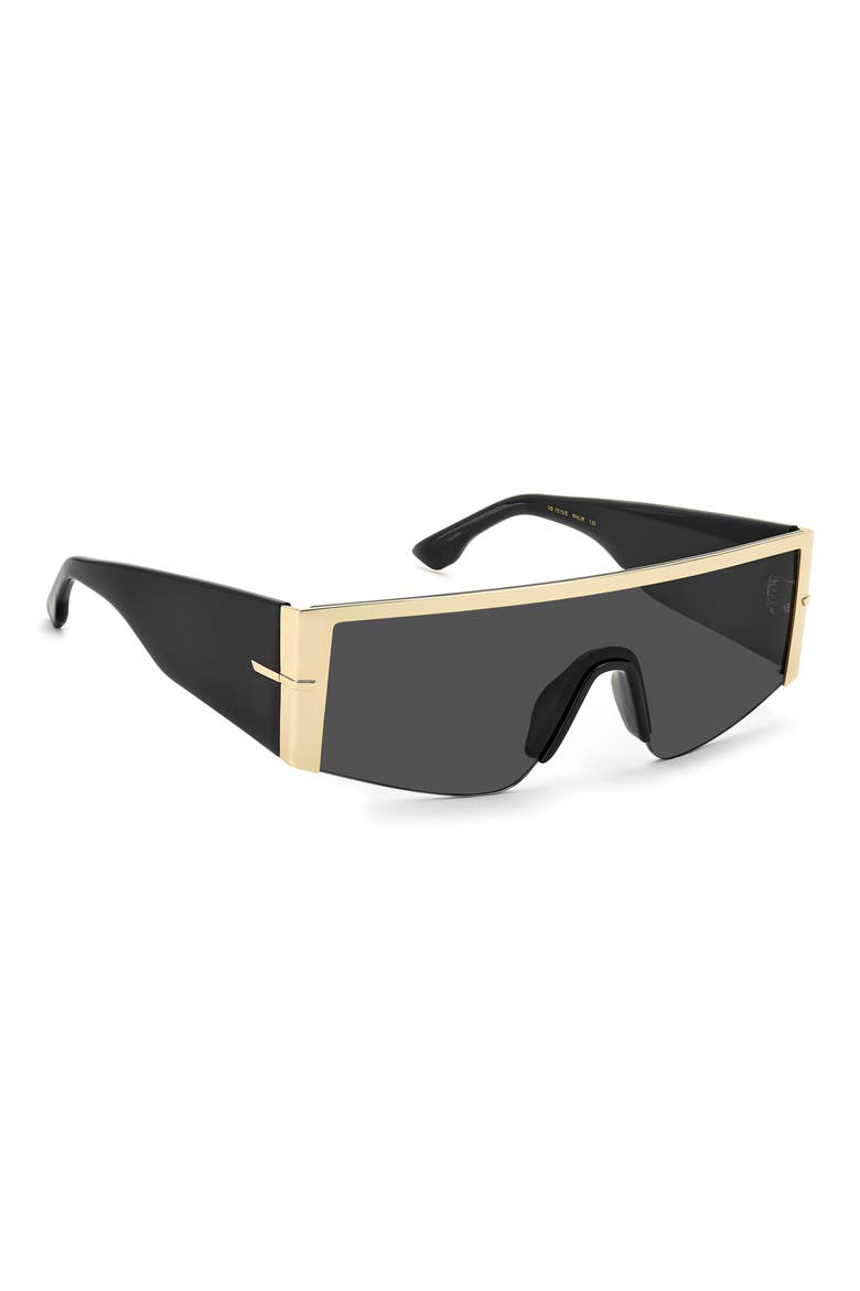 VB 7015/S 99mm Oversize Shield Sunglasses, Alternate, color, GOLD BLACK/ GREY