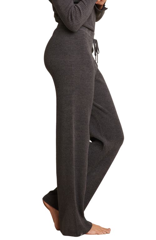 Barefoot Dreams Cozychic® Ultra Lite® Rib Drawstring Pants In Carbon