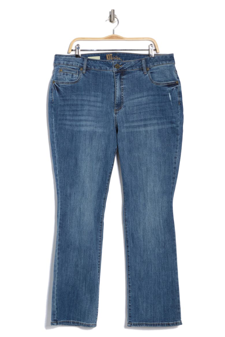 Nicole Flap Pocket Bootcut Jeans, Alternate, color, MAPLE W/MED BAS