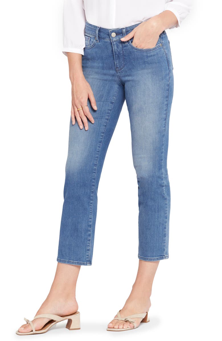 NYDJ Marilyn Ankle Straight Leg Jeans, Main, color, Stargazer