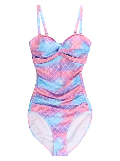 UPF50+ Sun Protected Women's Convertible Bandeau One Piece Swimsuit
