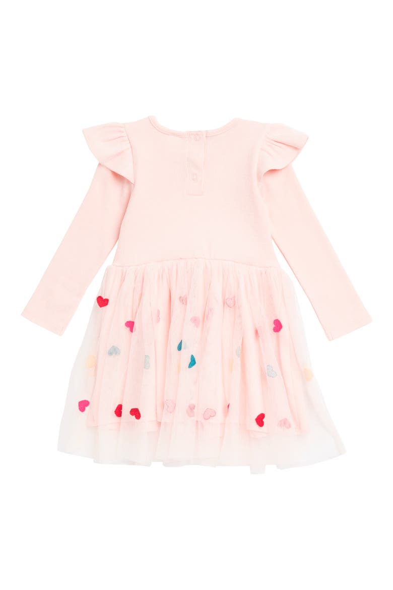 Embroidered Tulle Dress, Alternate, color, PINK ENGLISH
