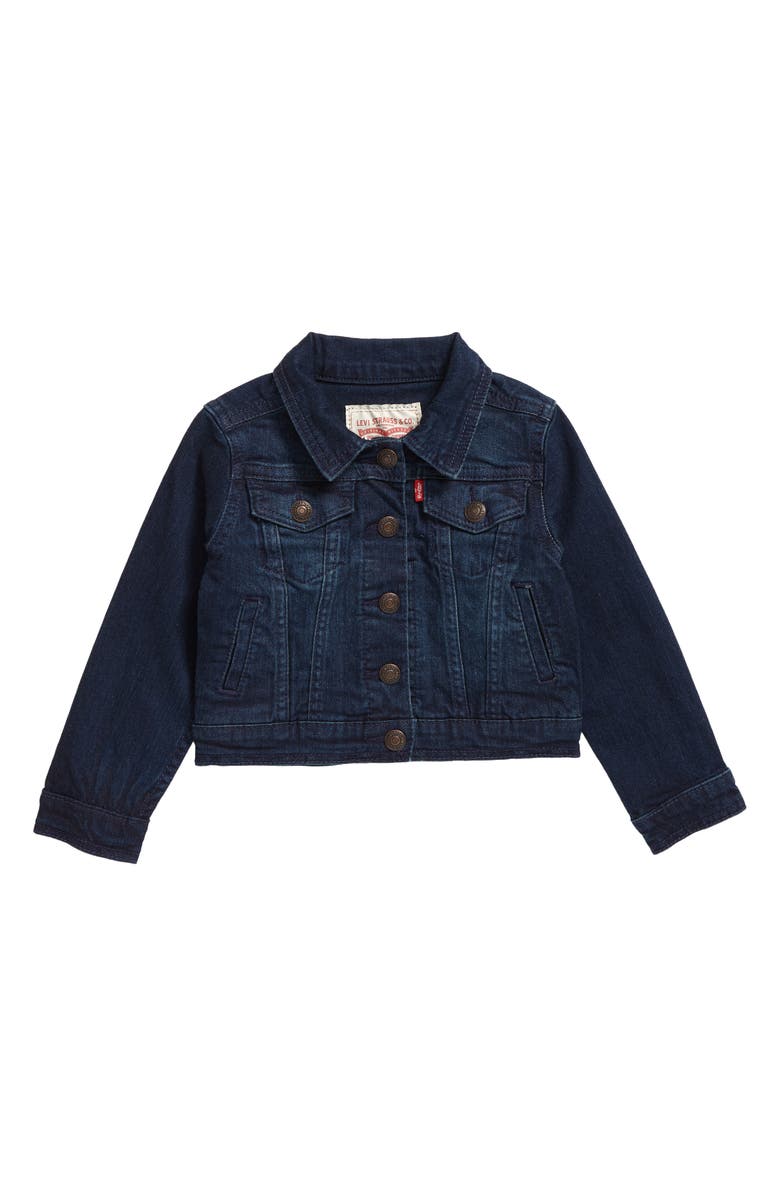 Levi's<sup>®</sup> Kids' Denim Trucker Jacket, Main, color, 