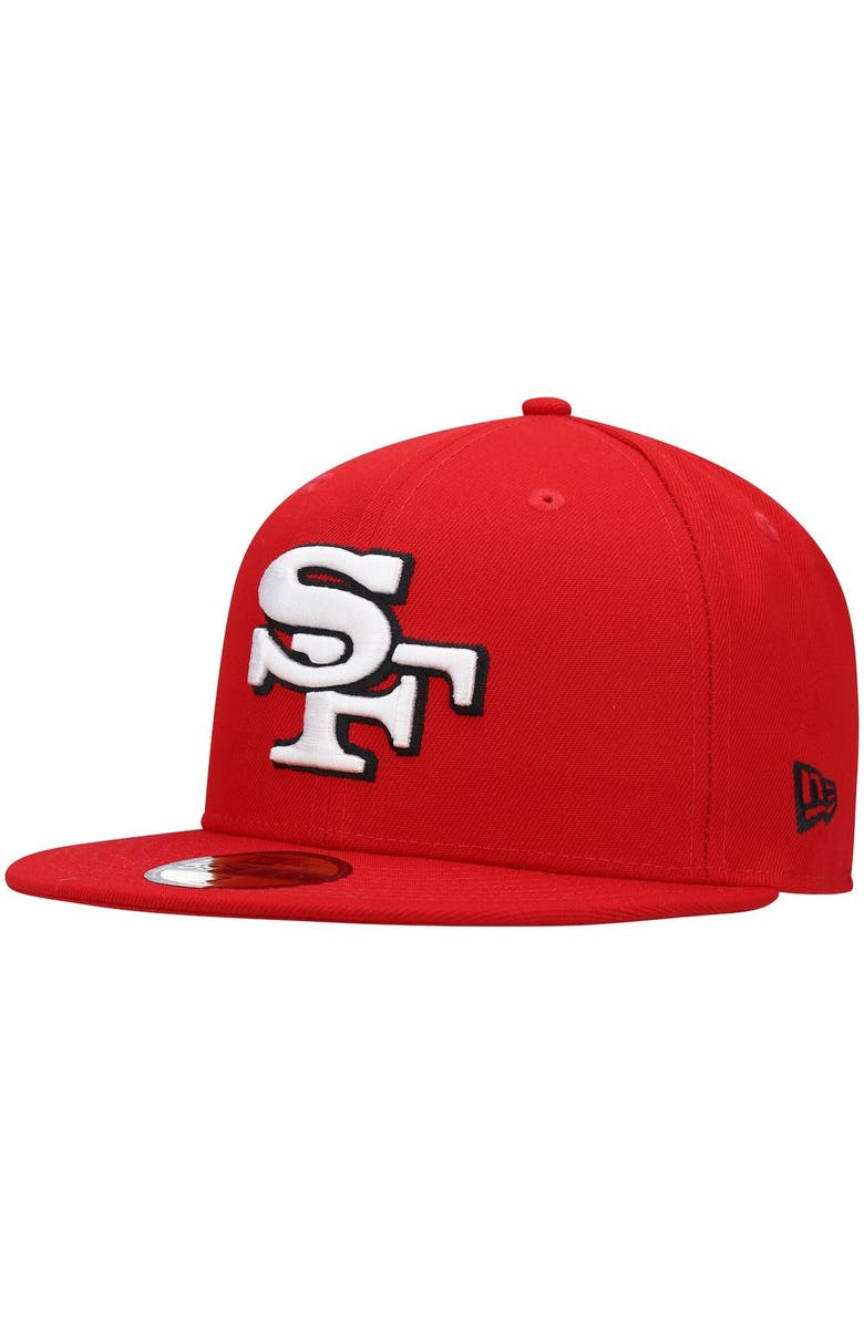 New Era Men's New Era Scarlet San Francisco 49ers Elemental 59FIFTY Fitted Hat, Main, color, 