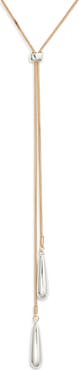 Nordstrom Double Droplet Lariat Necklace