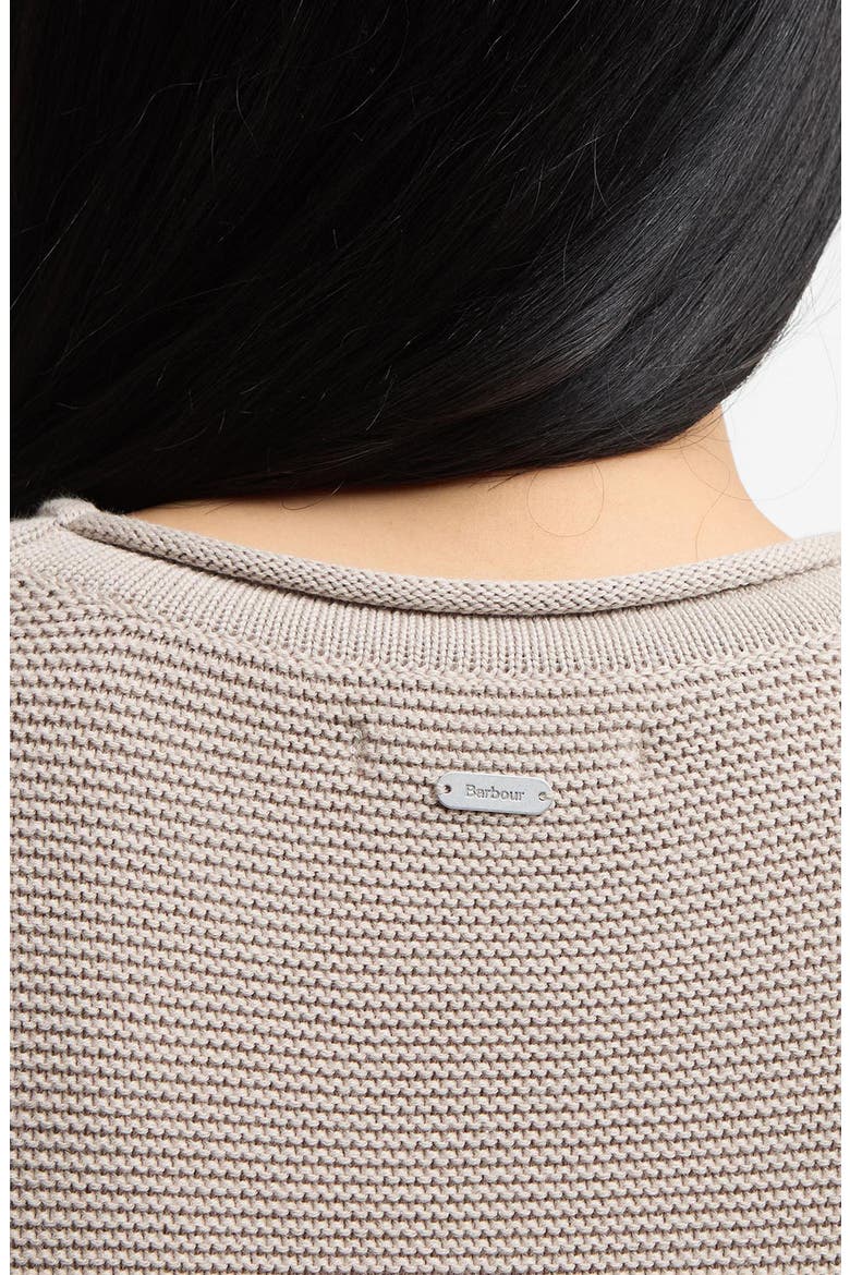Hinton Cotton Knit Sweater, Alternate, color, LIGHT SAND STRIPE