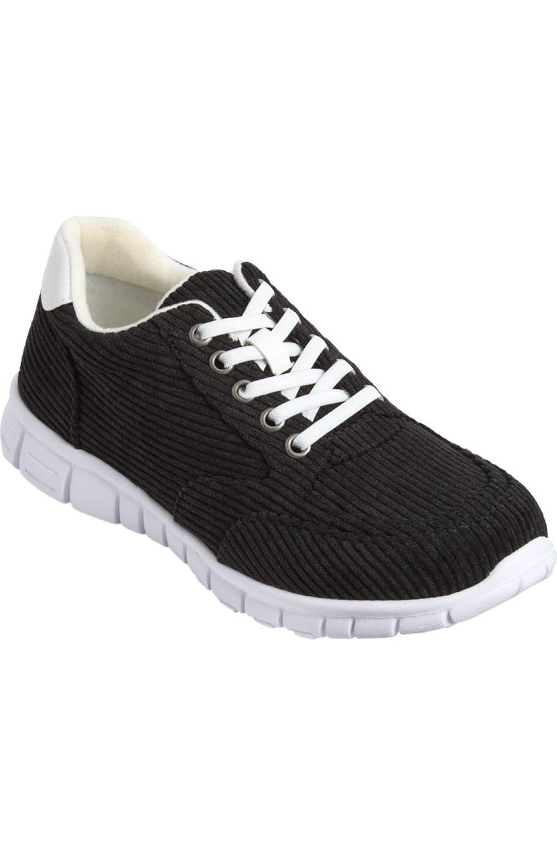 Comfortview The Anise Slip On Sneaker, Main, color, Black