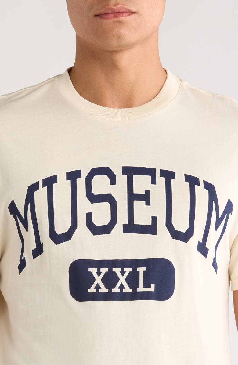Museum of Peace & Quiet XXL Cotton Graphic T-Shirt, Alternate, color, Bone