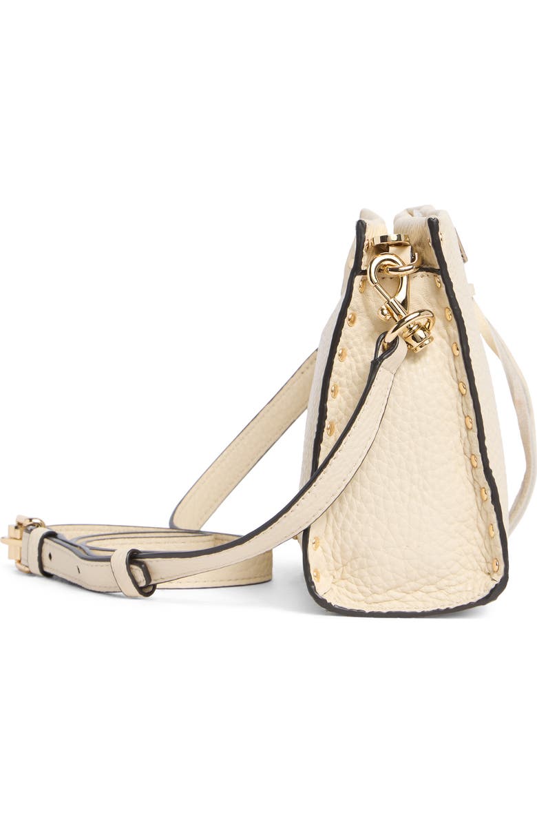 Rebecca Minkoff Darren Leather Crossbody Bag, Alternate, color, Eggshell