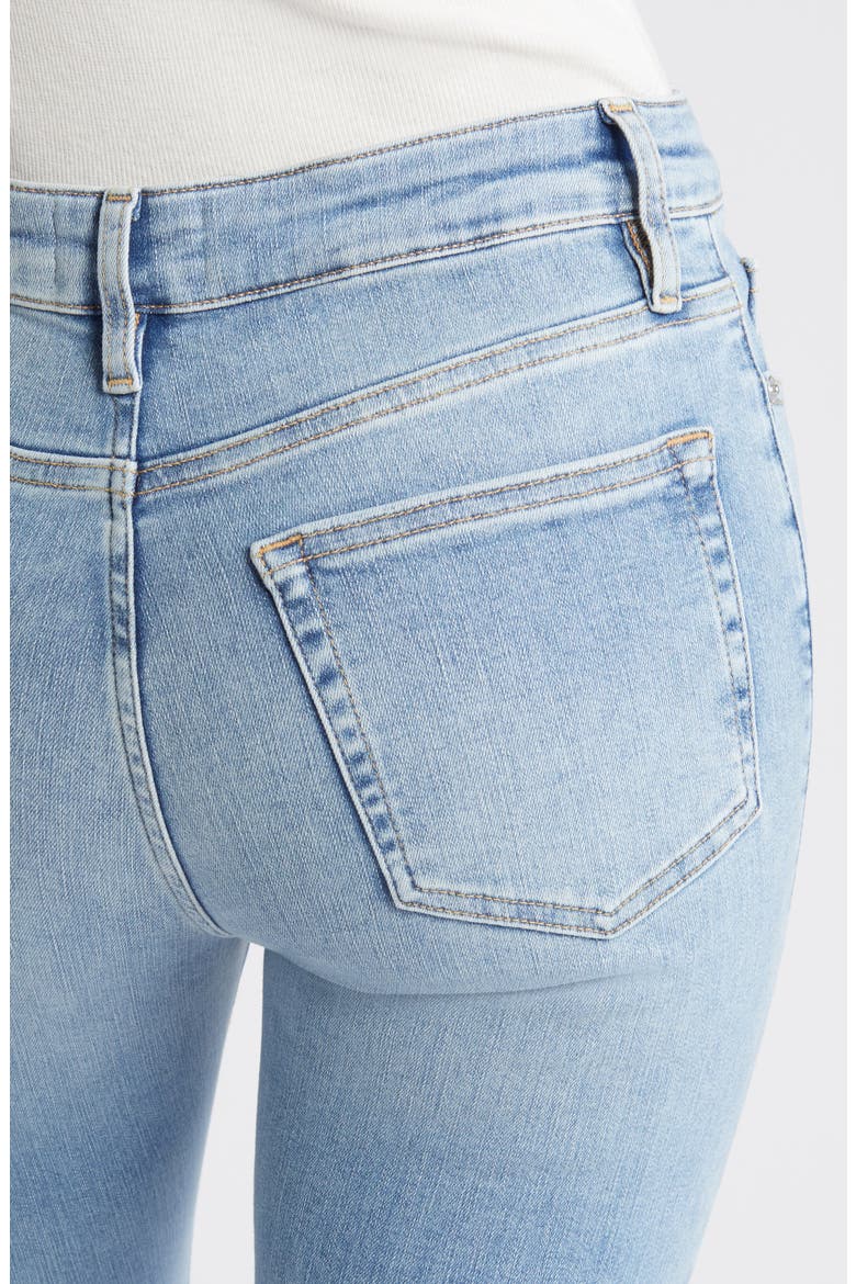 Le Crop Mini Bootcut Raw Step Hem Jeans, Alternate, color, COLORADO