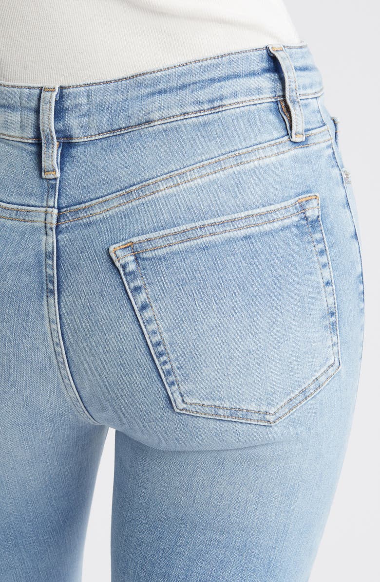 FRAME Le Crop Mini Bootcut Raw Step Hem Jeans, Alternate, color,