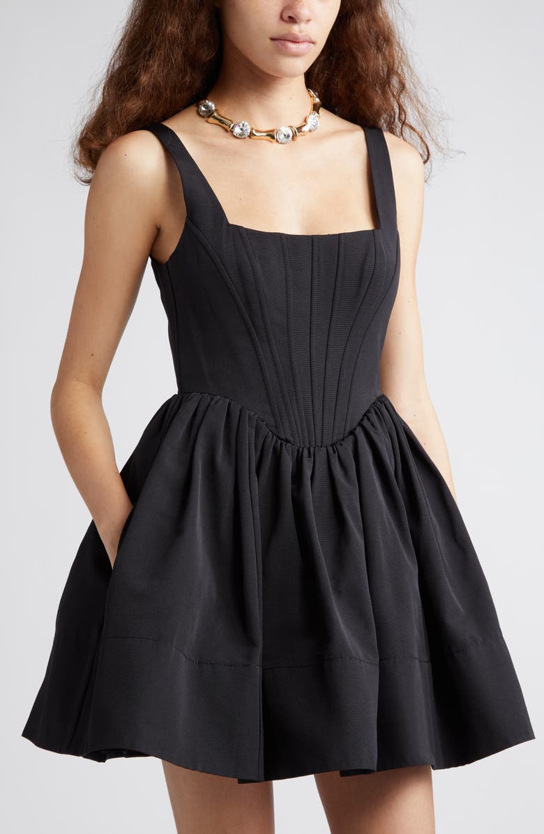 STAUD Landscape Cotton Blend Dress, Alternate, color,