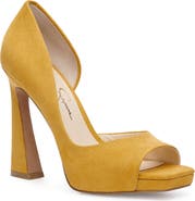 Jessica Simpson Chirla Half d'Orsay Peep Toe Pump