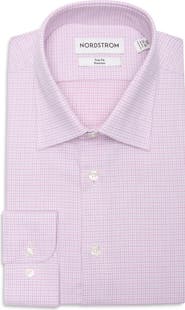 Nordstrom Trim Fit Premium Check Cotton Button-Up Shirt