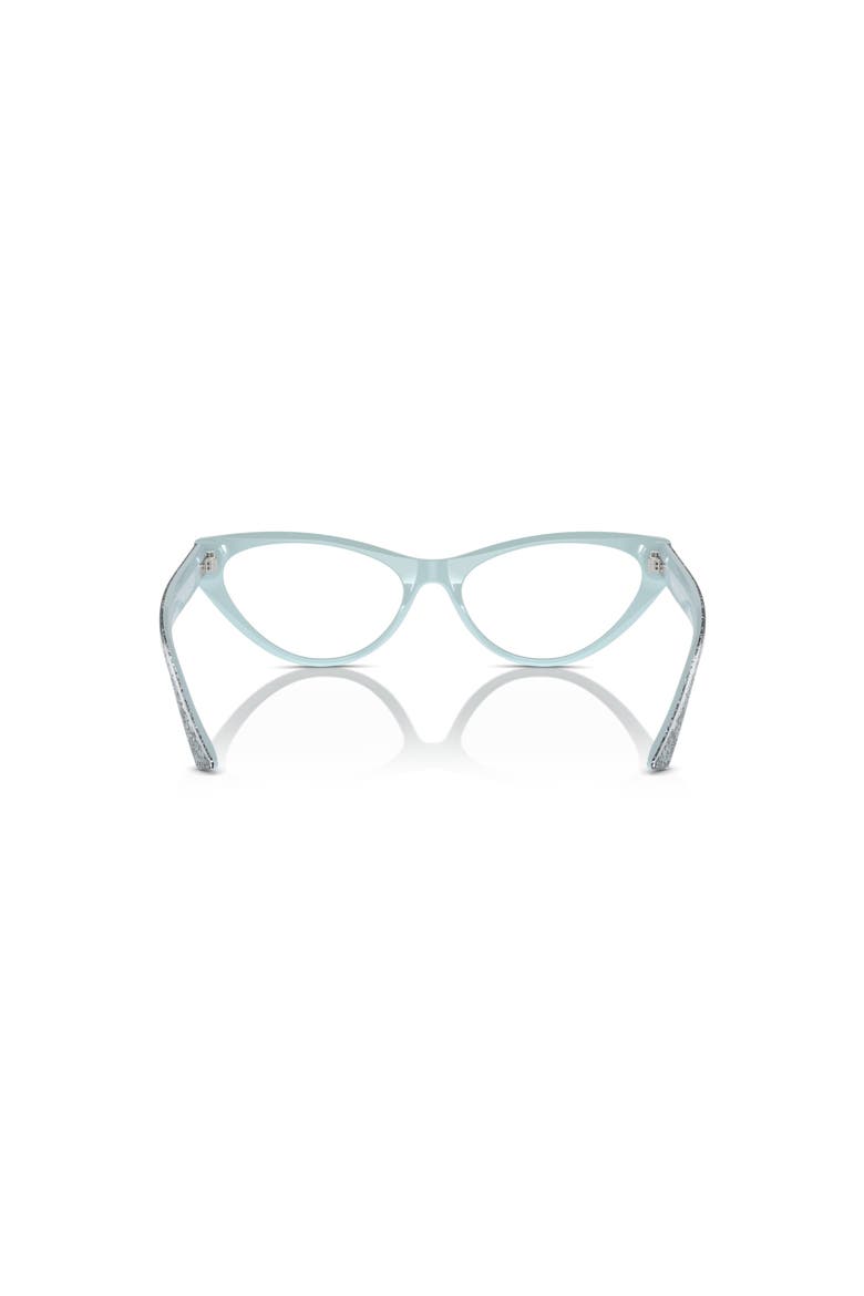 55mm Cat Eye optical glasses, Alternate, color, Blue