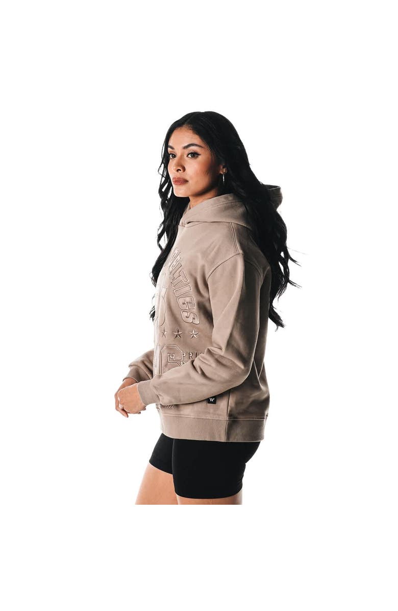 THE WILD COLLECTIVE Women's The Wild Collective Gray Boston Celtics Satin Pullover Hoodie, Alternate, color, Gray